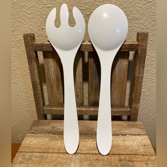 Farmhouse Lemon Serving Spoon Set, Melamine Lemons Leaves & Floral Serving Set - Picture 7 of 9